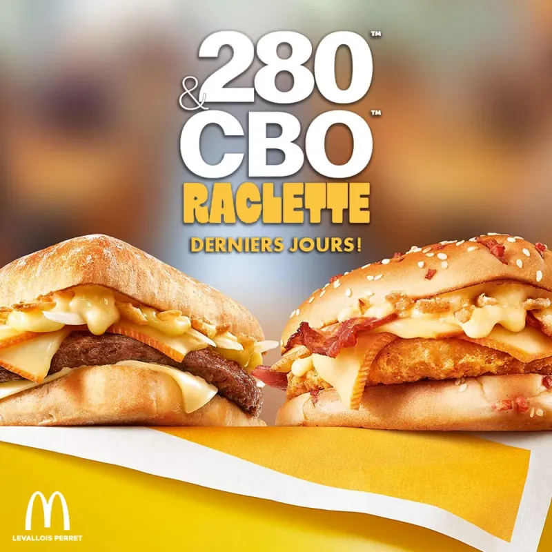 280 and CBO Raclette offer, last days, in the square social format
