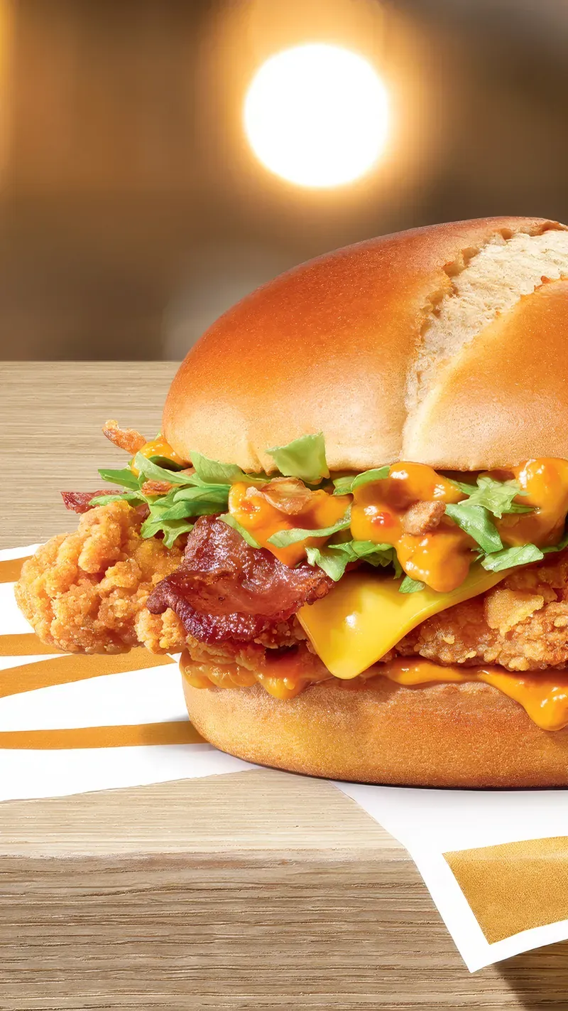 Smoky Ranch burger, vertical story format