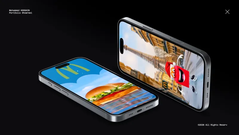 Vertical social content for McDonald's France shown across mobile mockups