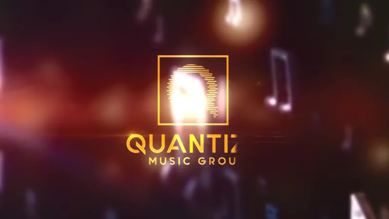 Frame from the Quantize Music Group intro sequence